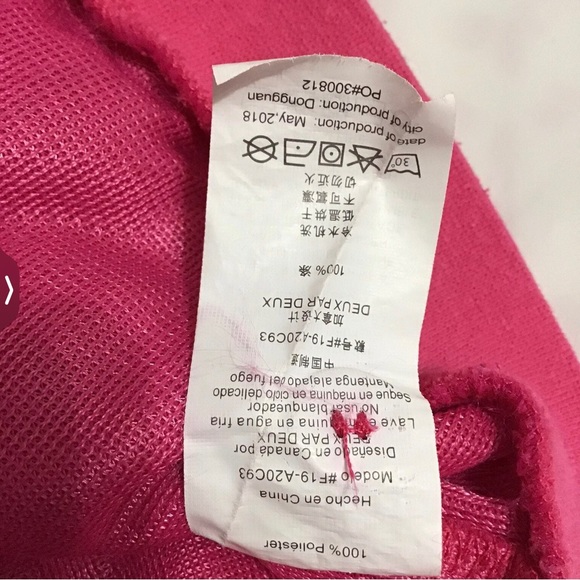 Baby Girl Fuzzy Fleece Nightgown Size 6 month - K309 - Picture 9 of 10